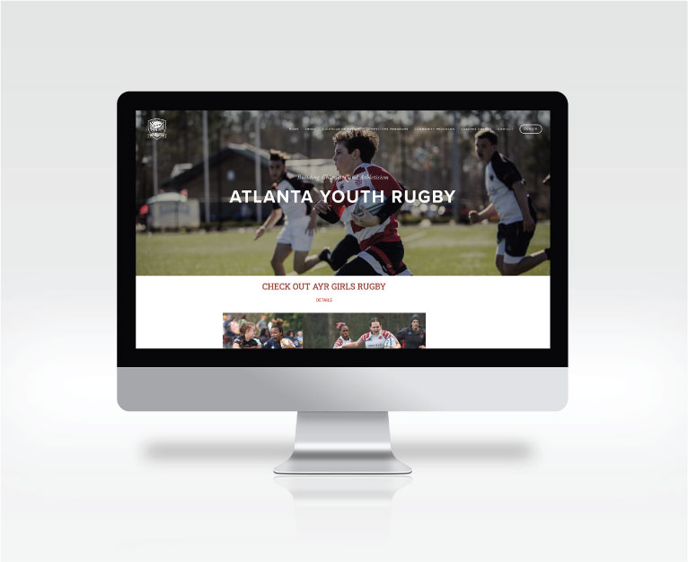 Atlanta Youth Rugby Web Design